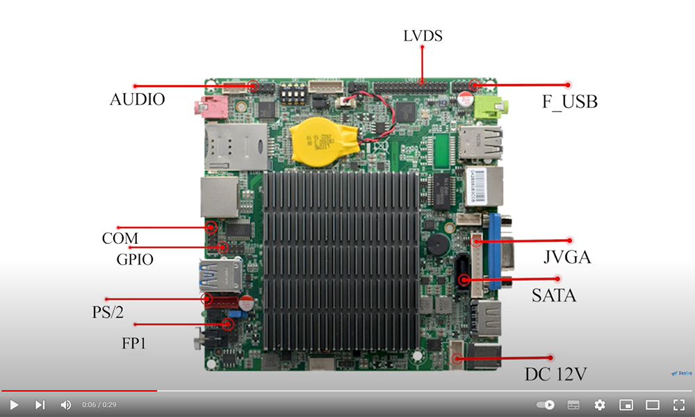 Nano ITX主板STX-T41_1L视频