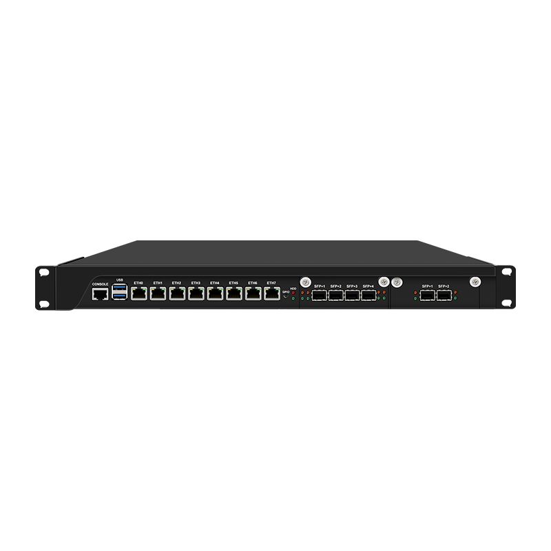 LGA1151 1+1 Power Supply 1U Firewall Appliance