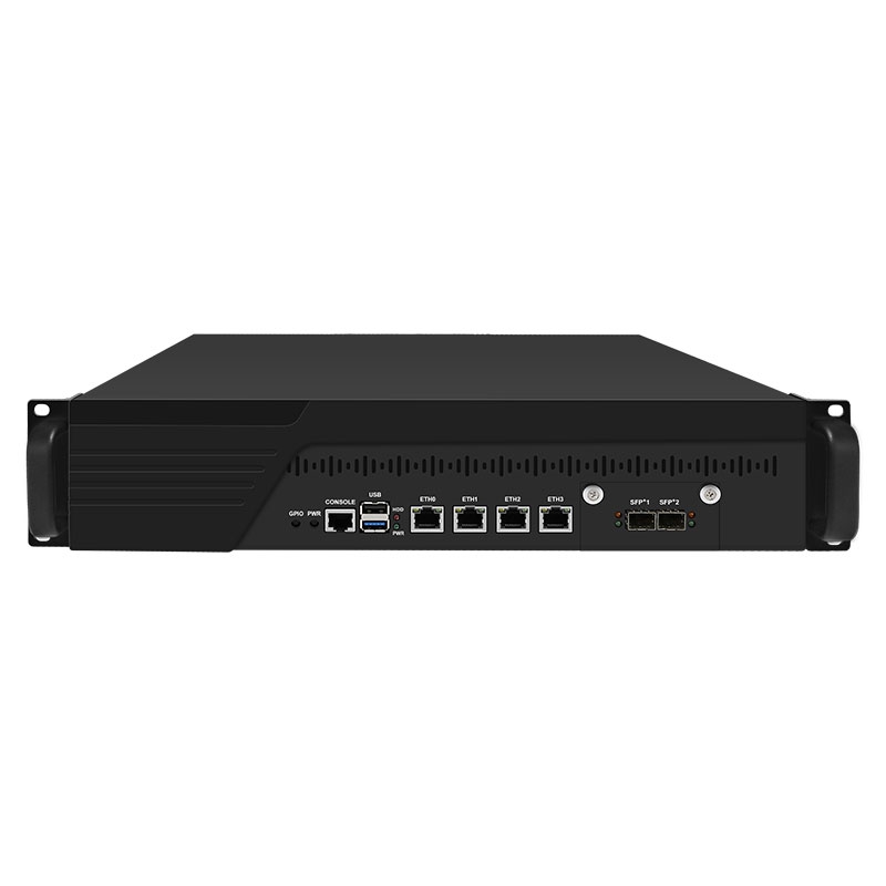 4 Lan N100 /  N200 / N305 2U Rackmount PC Router&Firewall Appliance