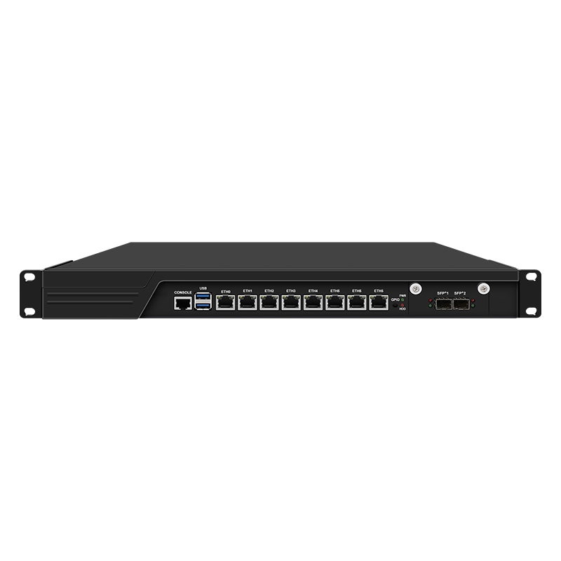 8 Lan i3-6100 1U Rackmount PC Router&Firewall Appliance