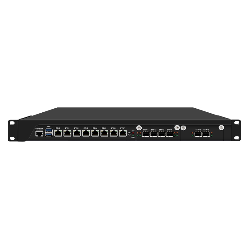 8 Lan i3-8100 1U Rackmount PC Router&Firewall Appliance